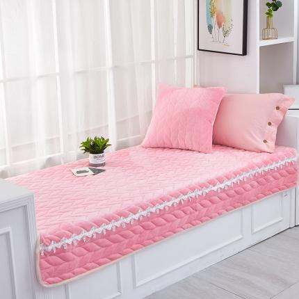 91家纺网 家纺一手货源 找家纺 U品汇 2021新款麦穗系列飘窗垫 肉粉