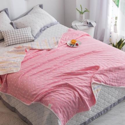 91家纺网 家纺一手货源 找家纺 （总）朴尔 2021新款经典六层纱布全棉毛巾被系列