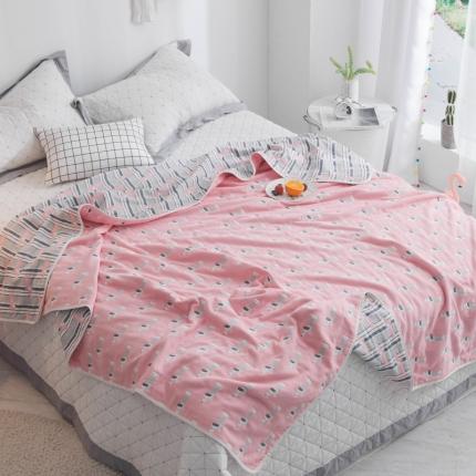 91家纺网 家纺一手货源 找家纺 （总）朴尔 2021新款经典六层纱布全棉毛巾被系列