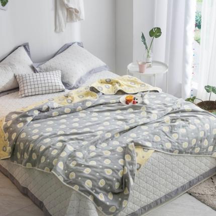 91家纺网 家纺一手货源 找家纺 （总）朴尔 2021新款经典六层纱布全棉毛巾被系列