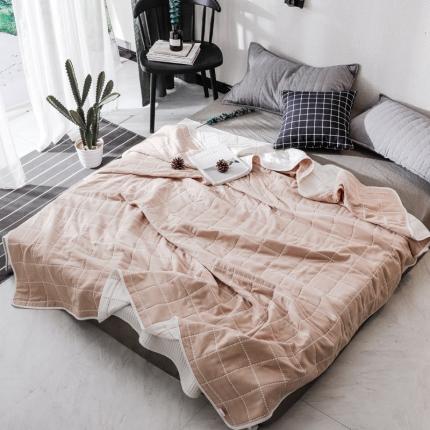 91家纺网 家纺一手货源 找家纺 （总）朴尔 2021新款经典六层纱布全棉毛巾被系列