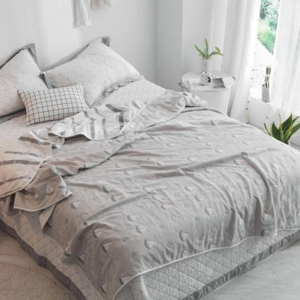 91家纺网 家纺一手货源 找家纺 （总）朴尔 2021新款经典六层纱布全棉毛巾被系列