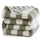 91家纺网 家纺一手货源 找家纺 朴尔 2021新款经典六层纱布全棉毛巾被系列 日式大格-绿