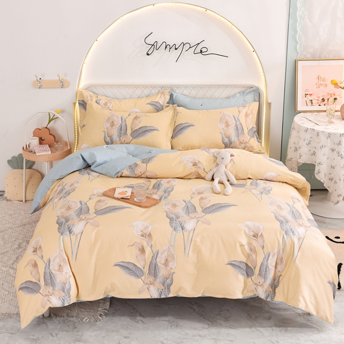 91家纺网 家纺一手货源 找家纺 甜之梦家纺 2025新款13372全棉印花四件套 如梦令