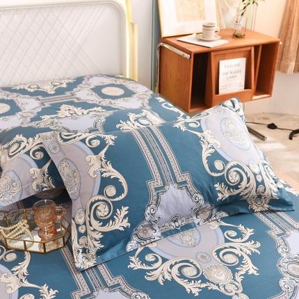 91家纺网 家纺一手货源 找家纺 （总）甜之梦新款13372全棉印花枕套48*74cm一对