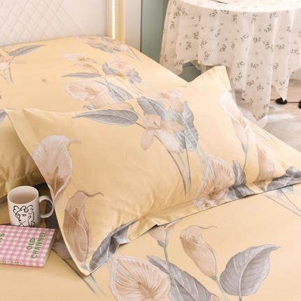 91家纺网 家纺一手货源 找家纺 （总）甜之梦新款13372全棉印花枕套48*74cm一对