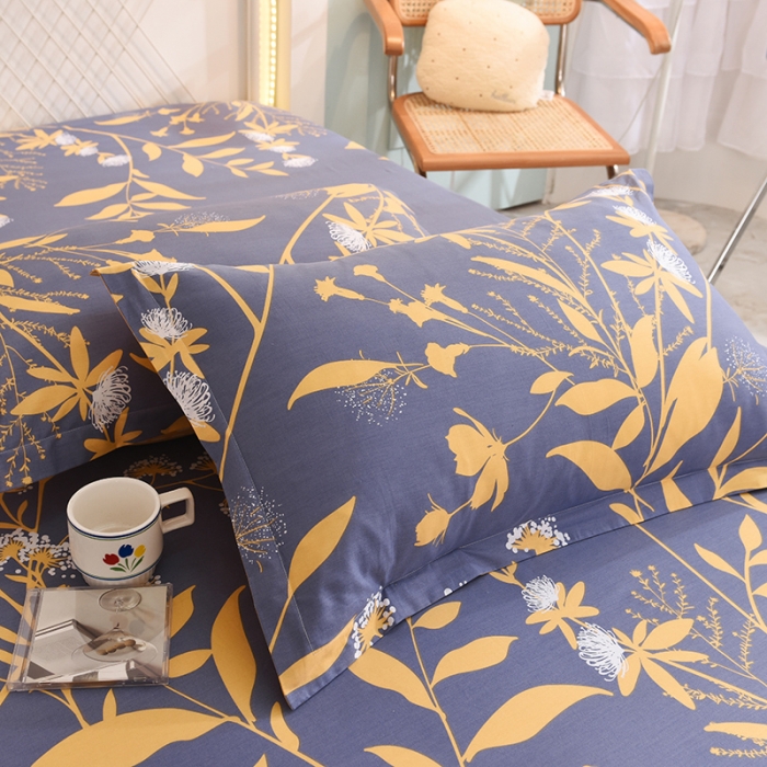 91家纺网 家纺一手货源 找家纺 （总）甜之梦新款13372全棉印花枕套48*74cm一对