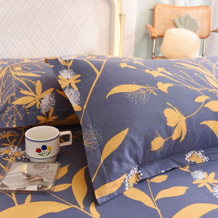 91家纺网 家纺一手货源 找家纺 （总）甜之梦新款13372全棉印花枕套48*74cm一对