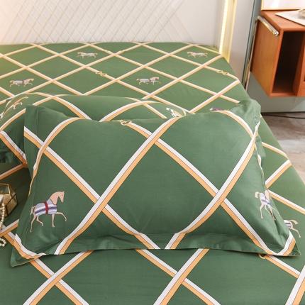 甜之梦新款13372全棉印花枕套48*74cm一对 爱玛仕