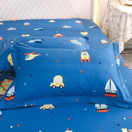 甜之梦新款13372全棉印花枕套48*74cm一对 摩登时光