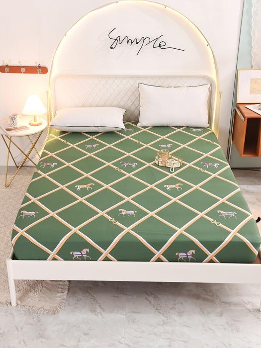 91家纺网 家纺一手货源 找家纺 甜之梦家纺 2025新款13372全棉印花床笠爱玛仕