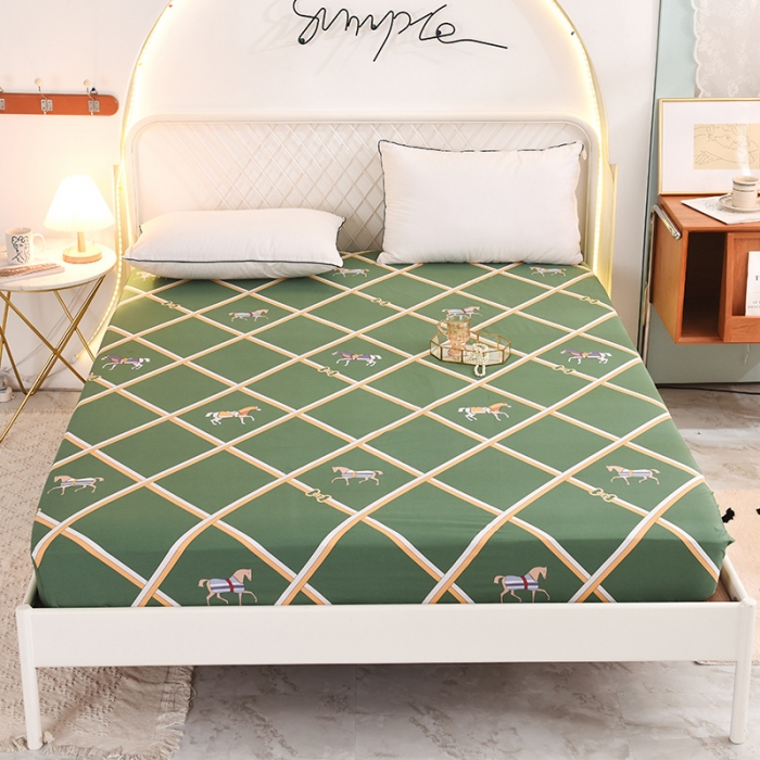 91家纺网 家纺一手货源 找家纺 甜之梦家纺 2025新款13372全棉印花床笠爱玛仕