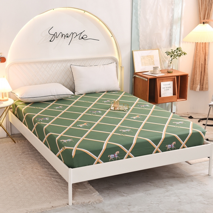 91家纺网 家纺一手货源 找家纺 甜之梦家纺 2025新款13372全棉印花床笠爱玛仕