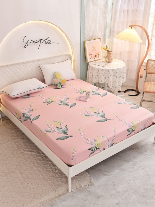 91家纺网 家纺一手货源 找家纺 甜之梦家纺 2025新款13372全棉印花床笠春庭雪