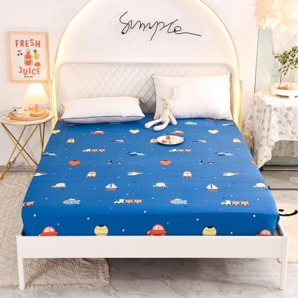 91家纺网 家纺一手货源 找家纺 甜之梦家纺 2025新款13372全棉印花床笠摩登时光