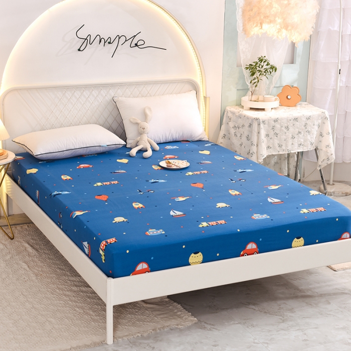 91家纺网 家纺一手货源 找家纺 甜之梦家纺 2025新款13372全棉印花床笠摩登时光