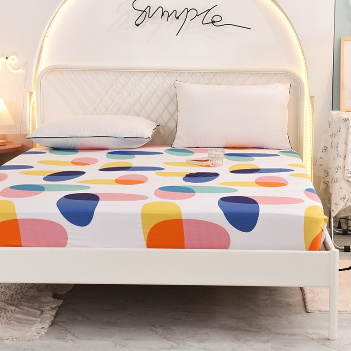 91家纺网 家纺一手货源 找家纺 甜之梦家纺 2025新款13372全棉印花床笠泡沫