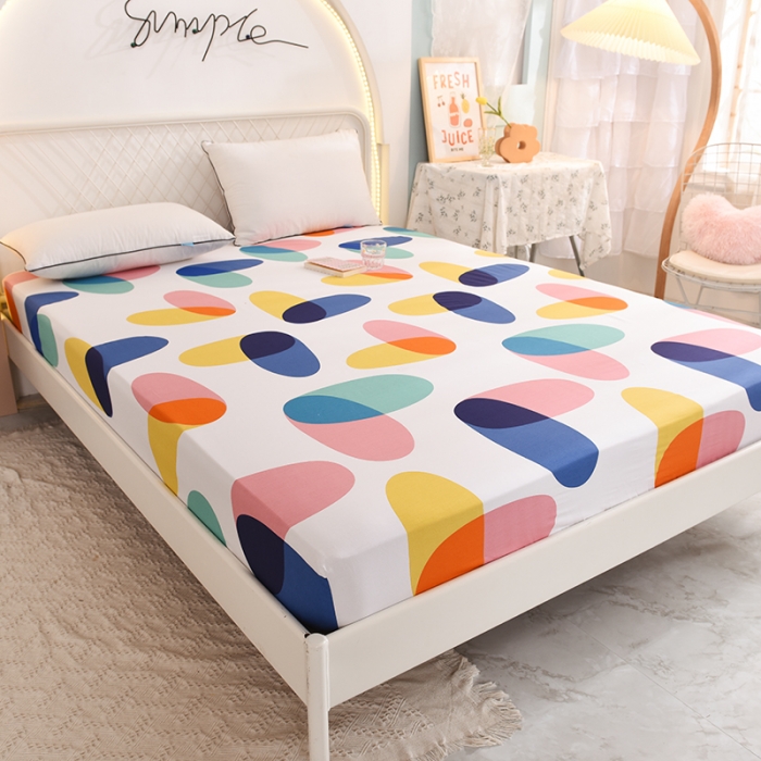 91家纺网 家纺一手货源 找家纺 甜之梦家纺 2025新款13372全棉印花床笠泡沫