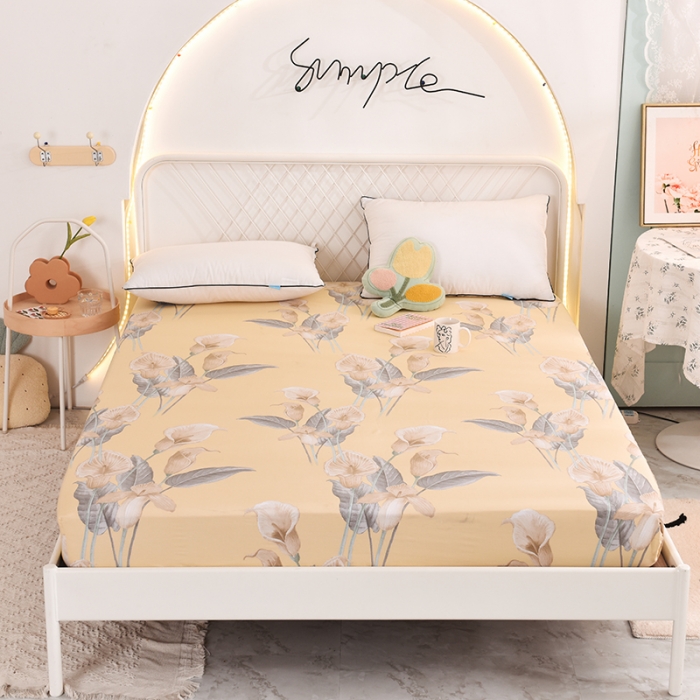 91家纺网 家纺一手货源 找家纺 甜之梦家纺 2025新款13372全棉印花床笠如梦令