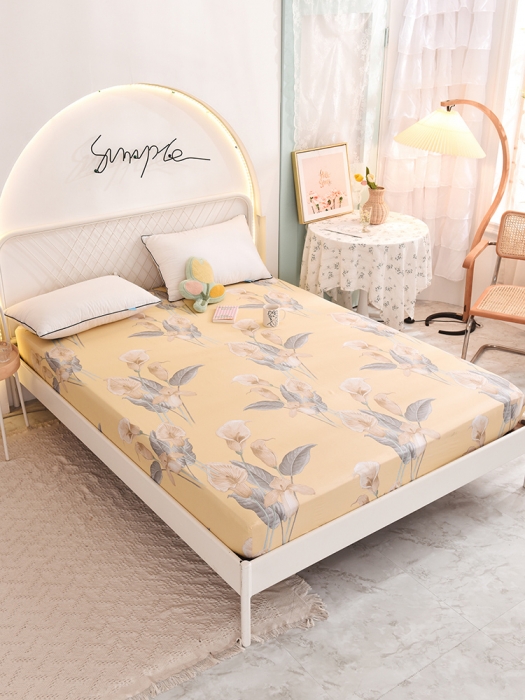 91家纺网 家纺一手货源 找家纺 甜之梦家纺 2025新款13372全棉印花床笠如梦令