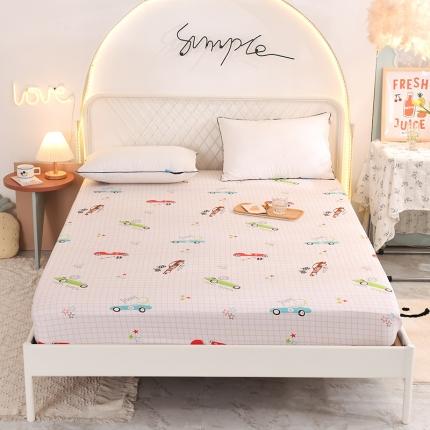 91家纺网 家纺一手货源 找家纺 甜之梦家纺 2025新款13372全棉印花床笠小巴士