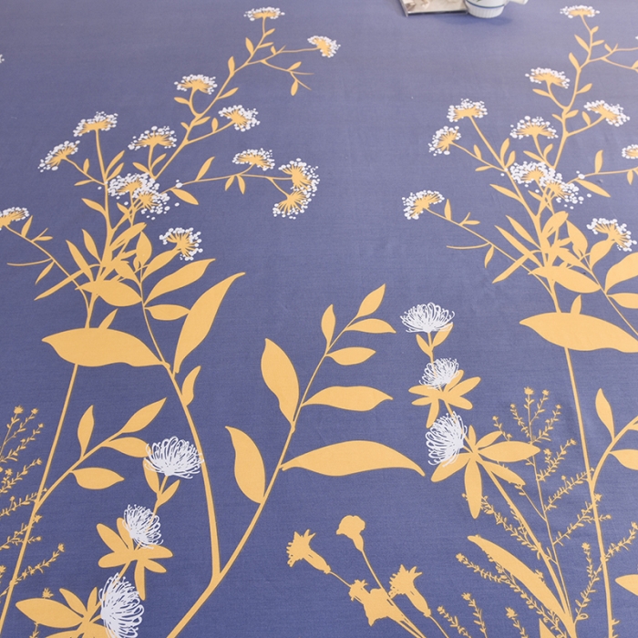 91家纺网 家纺一手货源 找家纺 甜之梦家纺 2025新款13372全棉印花床笠羽叶