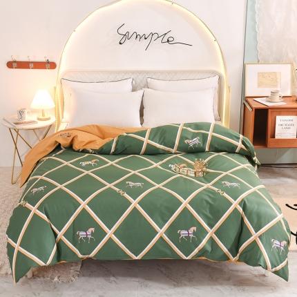 91家纺网 家纺一手货源 找家纺 甜之梦家纺 2025新款13372全棉印花被套爱玛仕