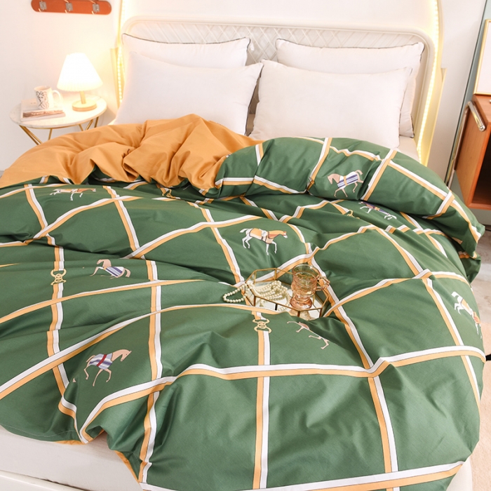 91家纺网 家纺一手货源 找家纺 甜之梦家纺 2025新款13372全棉印花被套爱玛仕