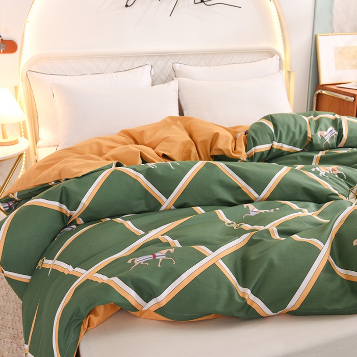 91家纺网 家纺一手货源 找家纺 甜之梦家纺 2025新款13372全棉印花被套爱玛仕