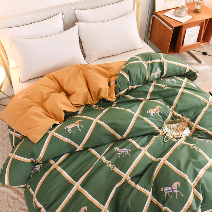 91家纺网 家纺一手货源 找家纺 甜之梦家纺 2025新款13372全棉印花被套爱玛仕