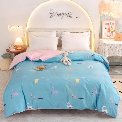 甜之梦家纺 2025新款13372全棉印花被套恐龙世界