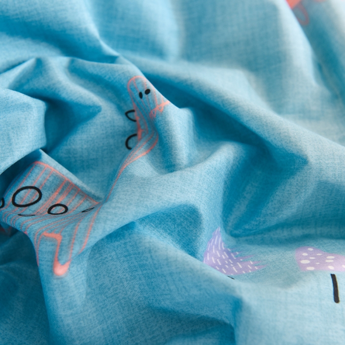 91家纺网 家纺一手货源 找家纺 甜之梦家纺 2025新款13372全棉印花被套恐龙世界