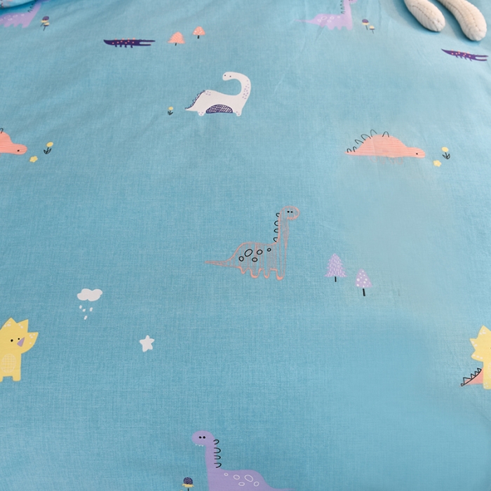 91家纺网 家纺一手货源 找家纺 甜之梦家纺 2025新款13372全棉印花被套恐龙世界