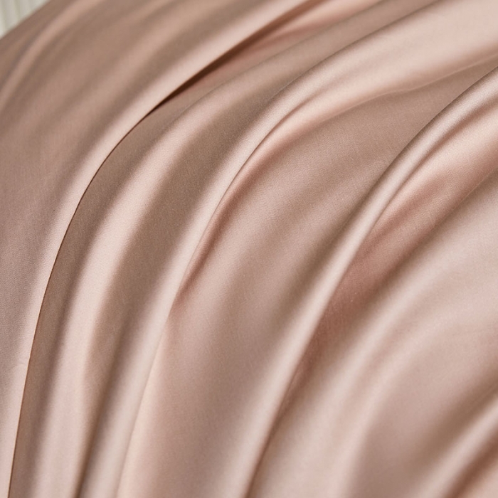 91家纺网 家纺一手货源 找家纺 爱缦2021宫系列100S长绒棉澳棉刺绣四件套黎莎棕-景泰蓝