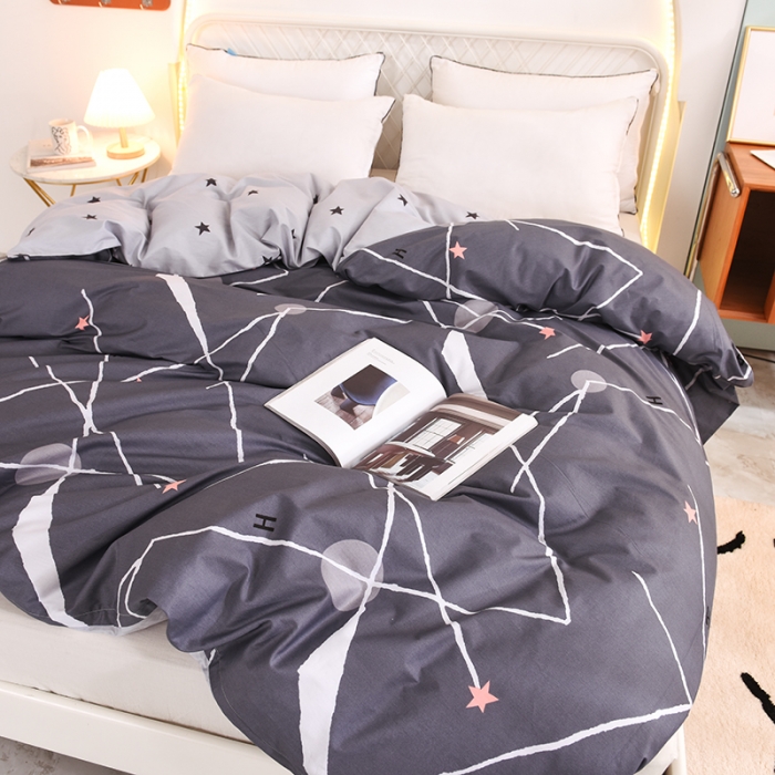 91家纺网 家纺一手货源 找家纺 甜之梦家纺 2025新款13372全棉印花被套流星雨