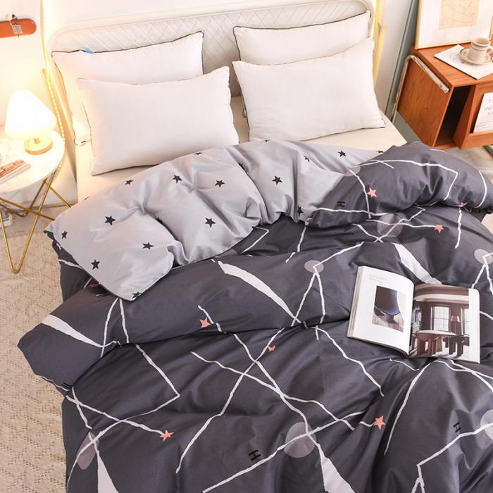 91家纺网 家纺一手货源 找家纺 甜之梦家纺 2025新款13372全棉印花被套流星雨