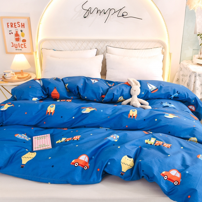 91家纺网 家纺一手货源 找家纺 甜之梦家纺 2025新款13372全棉印花被套摩登时光