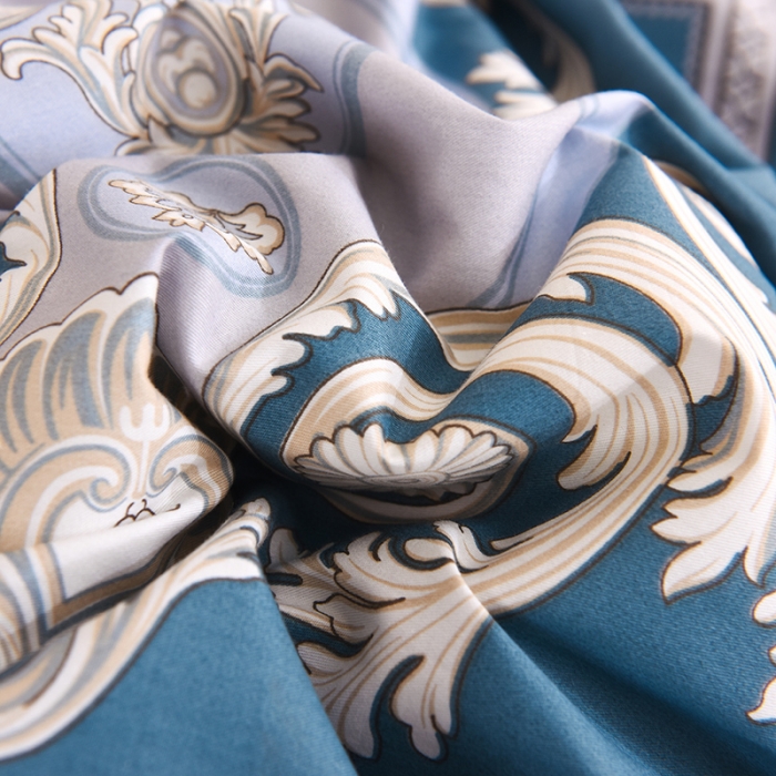 91家纺网 家纺一手货源 找家纺 甜之梦家纺 2025新款13372全棉印花被套欧式豪庭