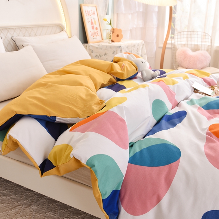 91家纺网 家纺一手货源 找家纺 甜之梦家纺 2025新款13372全棉印花被套泡沫