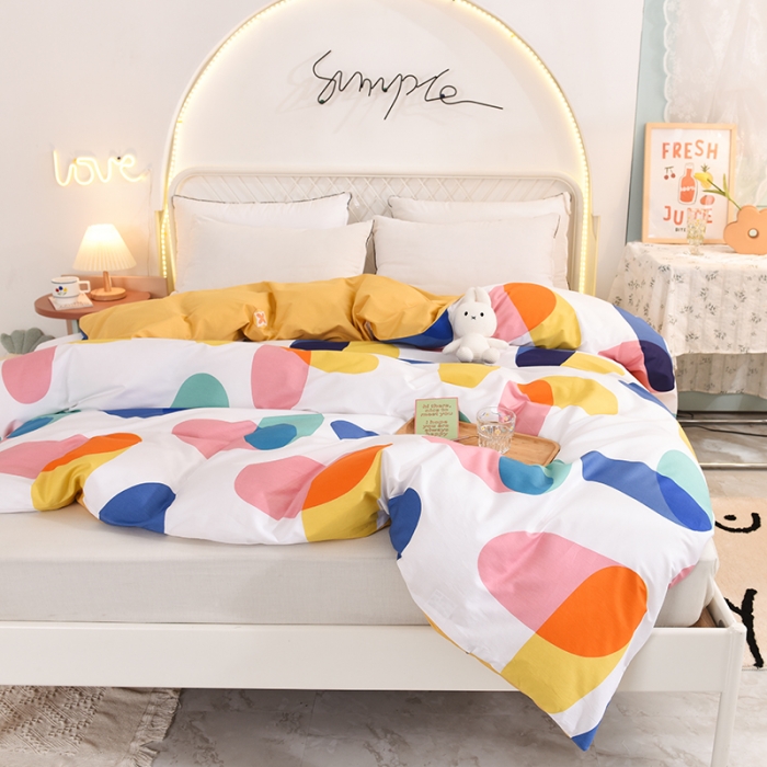 91家纺网 家纺一手货源 找家纺 甜之梦家纺 2025新款13372全棉印花被套泡沫