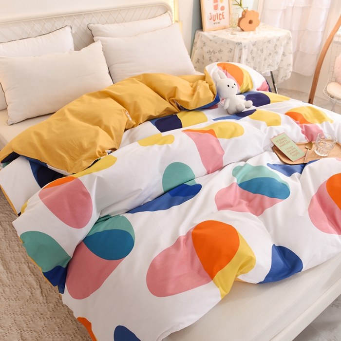 91家纺网 家纺一手货源 找家纺 甜之梦家纺 2025新款13372全棉印花被套泡沫