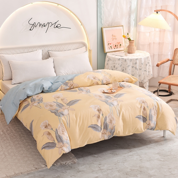 91家纺网 家纺一手货源 找家纺 甜之梦家纺 2025新款13372全棉印花被套如梦令