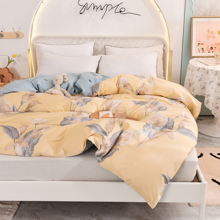 91家纺网 家纺一手货源 找家纺 甜之梦家纺 2025新款13372全棉印花被套如梦令