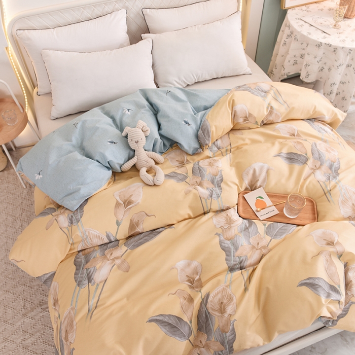 91家纺网 家纺一手货源 找家纺 甜之梦家纺 2025新款13372全棉印花被套如梦令