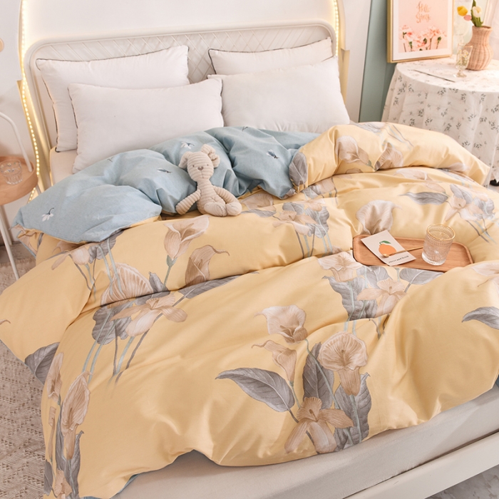 91家纺网 家纺一手货源 找家纺 甜之梦家纺 2025新款13372全棉印花被套如梦令