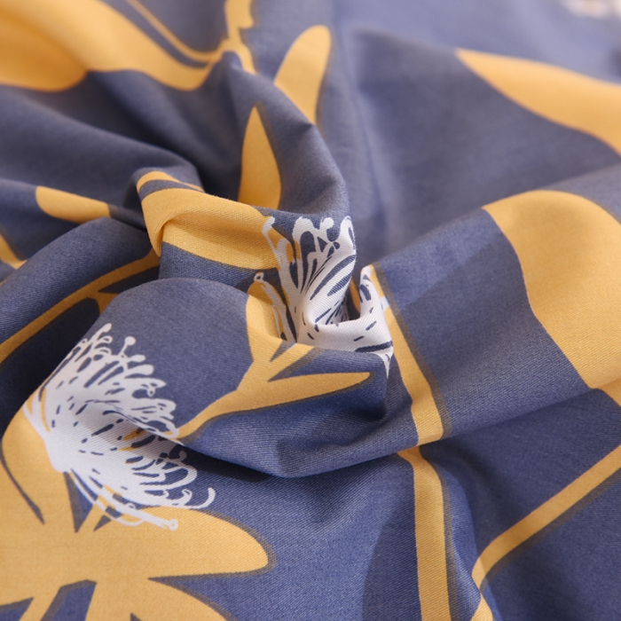 91家纺网 家纺一手货源 找家纺 甜之梦家纺 2025新款13372全棉印花被套羽叶