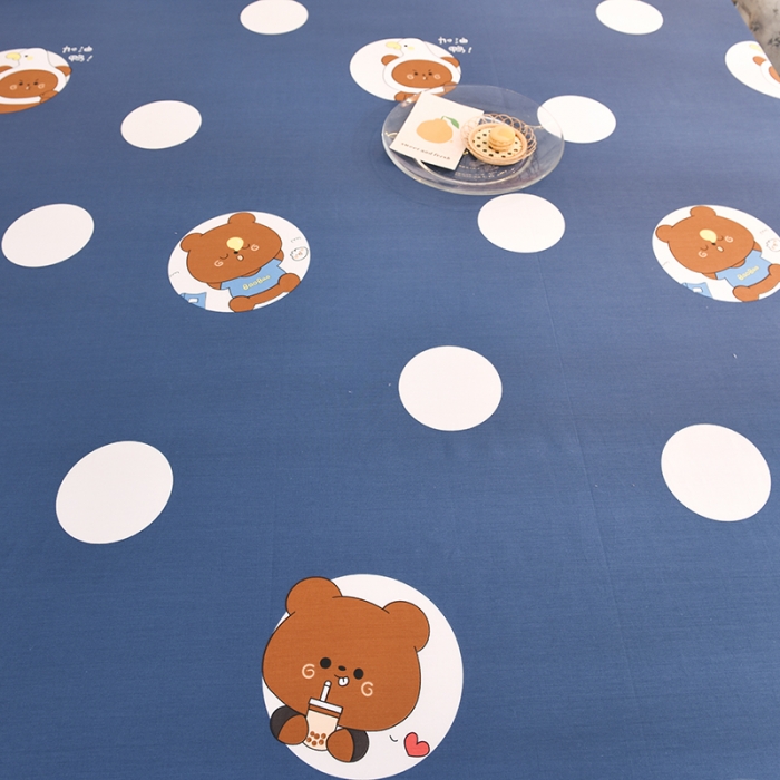 91家纺网 家纺一手货源 找家纺 甜之梦家纺 2025新款13372全棉印花床单波比熊