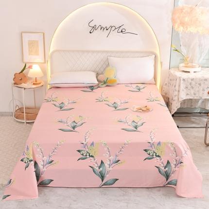 91家纺网 家纺一手货源 找家纺 甜之梦家纺 2025新款13372全棉印花床单春庭雪