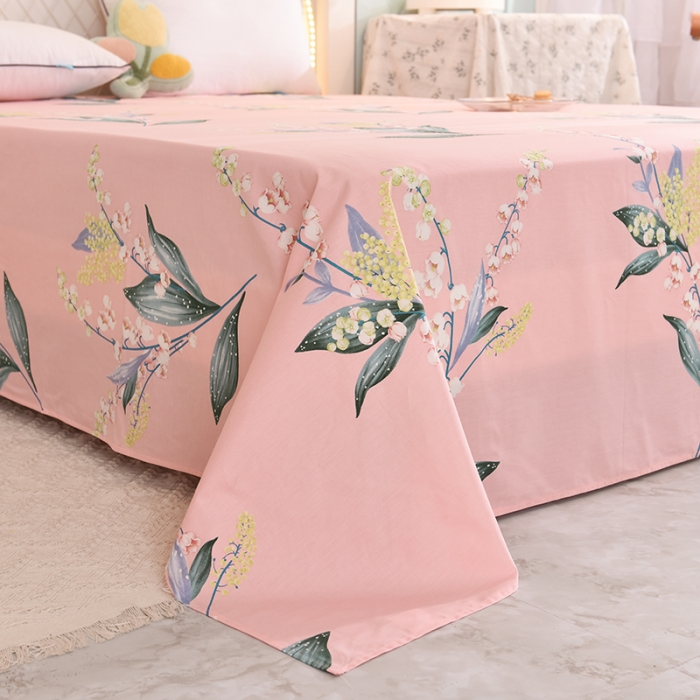 91家纺网 家纺一手货源 找家纺 甜之梦家纺 2025新款13372全棉印花床单春庭雪