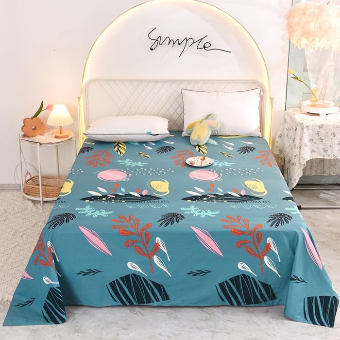 91家纺网 家纺一手货源 找家纺 甜之梦家纺 2025新款13372全棉印花床单海洋之心